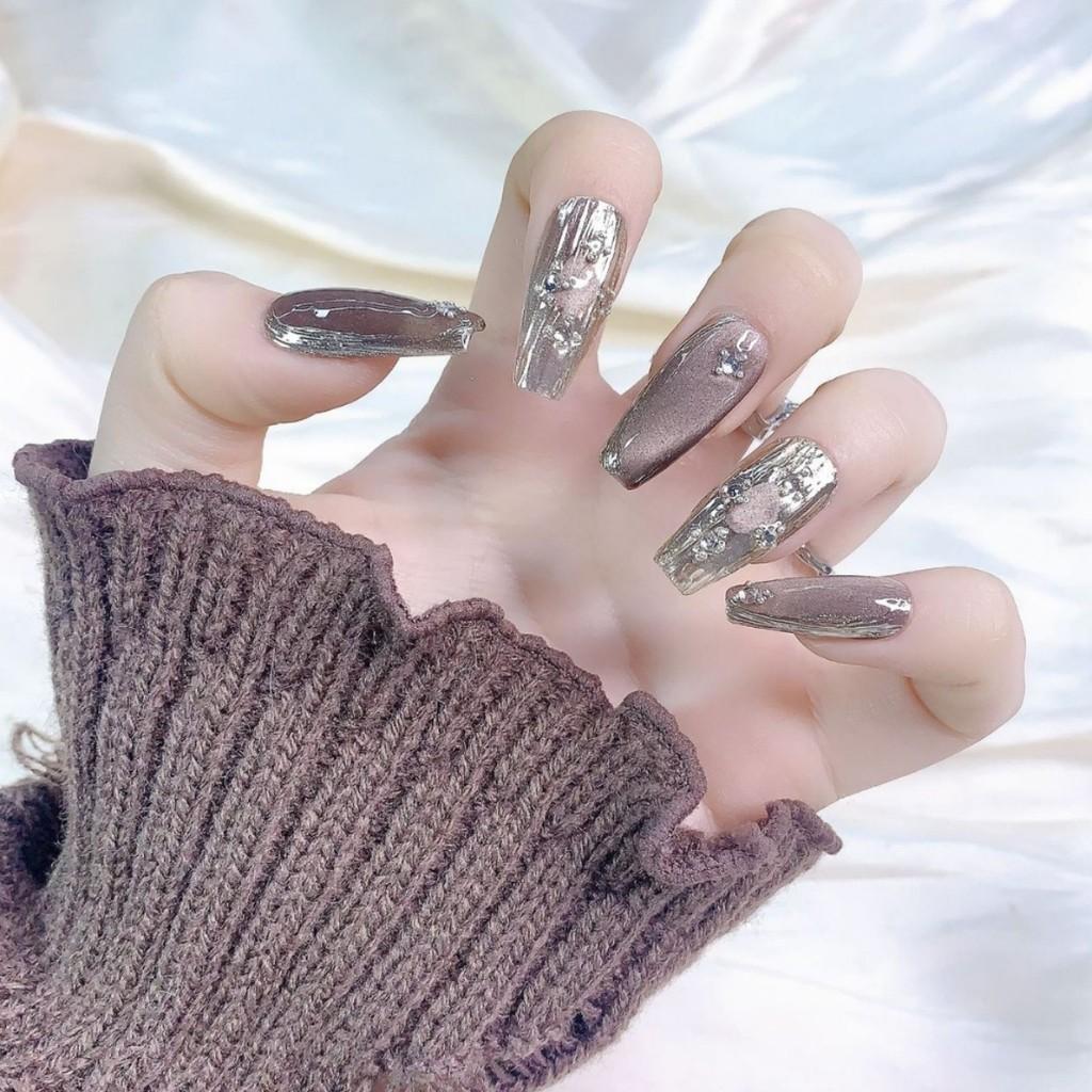 Wear Handmade Nail Fashion Casual Simple Exquisite Classic Nail Style Patch