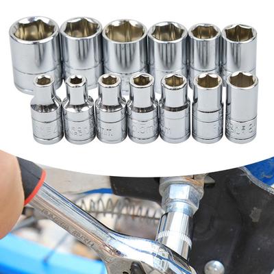 Slotted Ratchet Lock Design 14 Socket Wrench Head Sleeve for Secure Grip 1pc