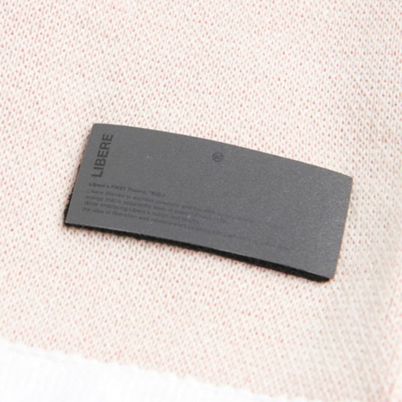 LIBERE KOREA GLITCH LOGO MUFFLER / IVORY