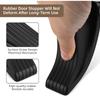 Door Stoppers for Bottom of Door On Floor, Premium Rubber Door Stopper Wedge, Floor Stable Stackable Door Stops for Carpet Heavy Duty Door, Door Gaps