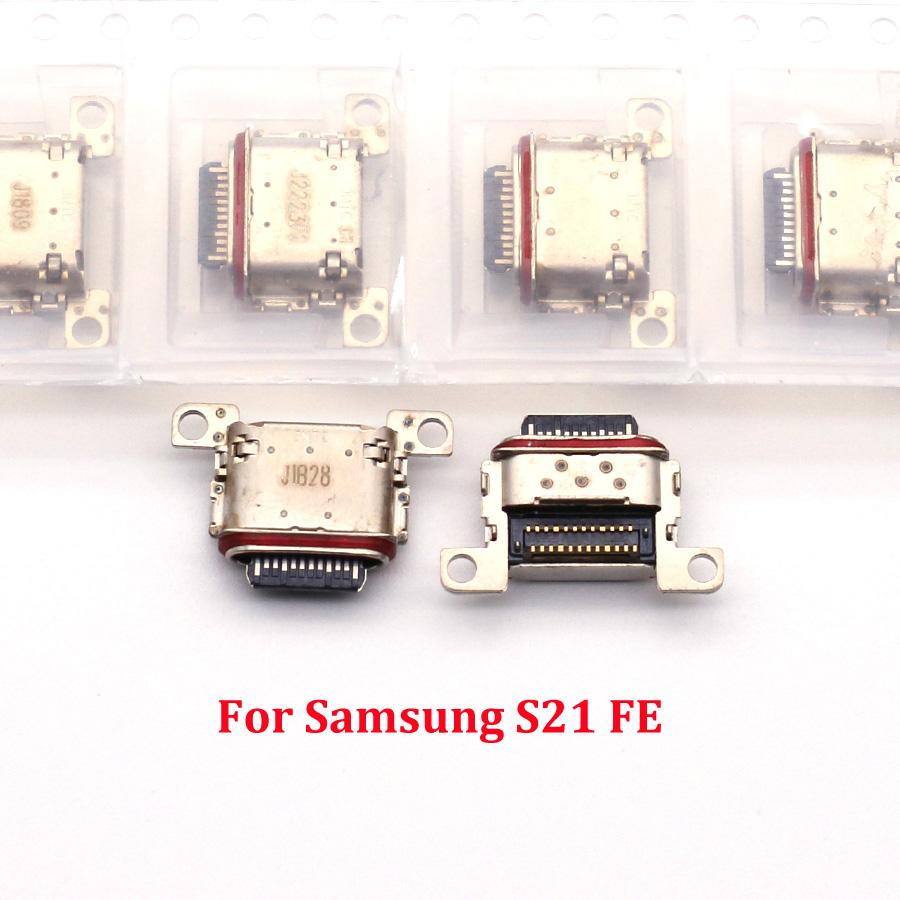10PCS For Samsung S22 S21 S20 Plus S23 FE S24FE S25FE S20FE S21FE S25 S24 23 Ultra Charger Connector Dock Charging Port