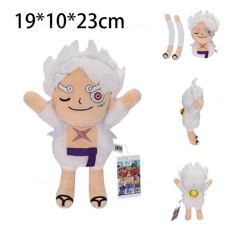 Original One Piece Plüschtier Gear 5 Luffy Sanji Brook Tony Tony Chopper Weiches Kuscheltier Kinder Echtes Anime-Geschenk