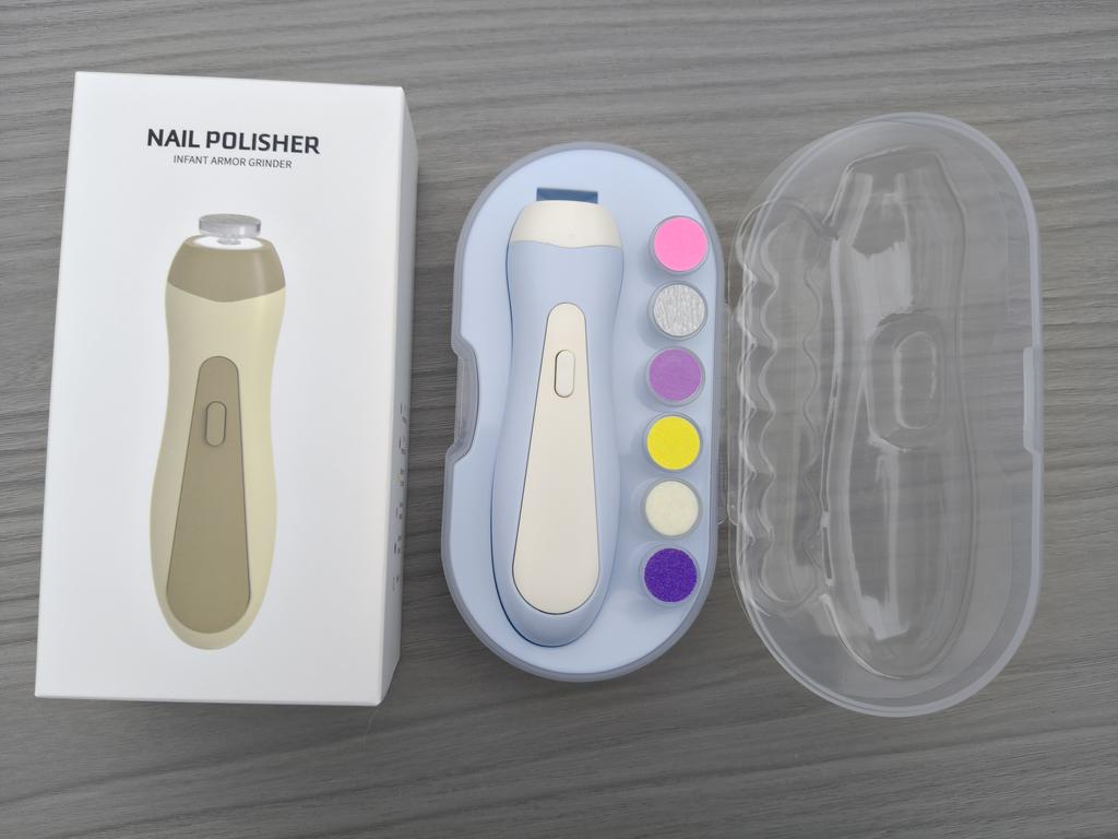 Electric Nail Trimmer Gentle Secure Electric Nail File Nail Polisher Care Kit for Safe Newborn Manicure at Home