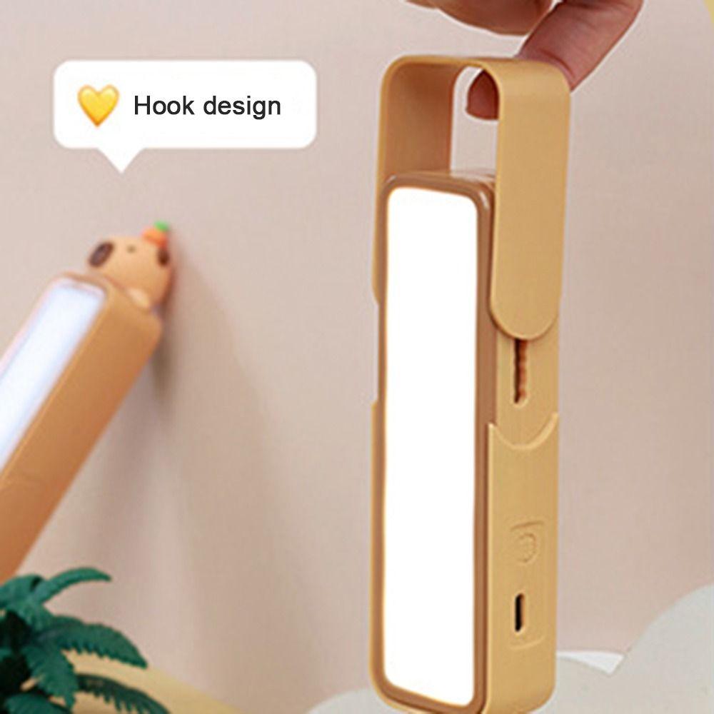 USB Rechargeable Capybara Desk Lamp Multifunctional Wall Lamp  Student Dormitory