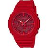 Casio Watch G Shock [domeStic Genuine] Carbon Core Guard Ga 2100 4ajf Men S Red Standard Color Red