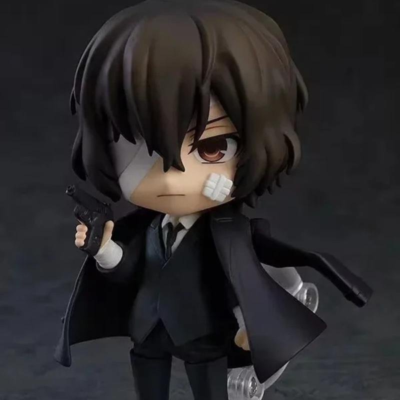 Nendoroid Bungou Stray Dogs Figure Dazai Osamu Nakahara Chuuya Anime Collectible Action Figure Cute Chibi Style Anime Merchandise Collectible Display