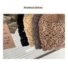 Ethnic Style Crochet Flower Knitted Hat Hollow Out Beanies Knit Cap Handmade Korean Apparel Accessories