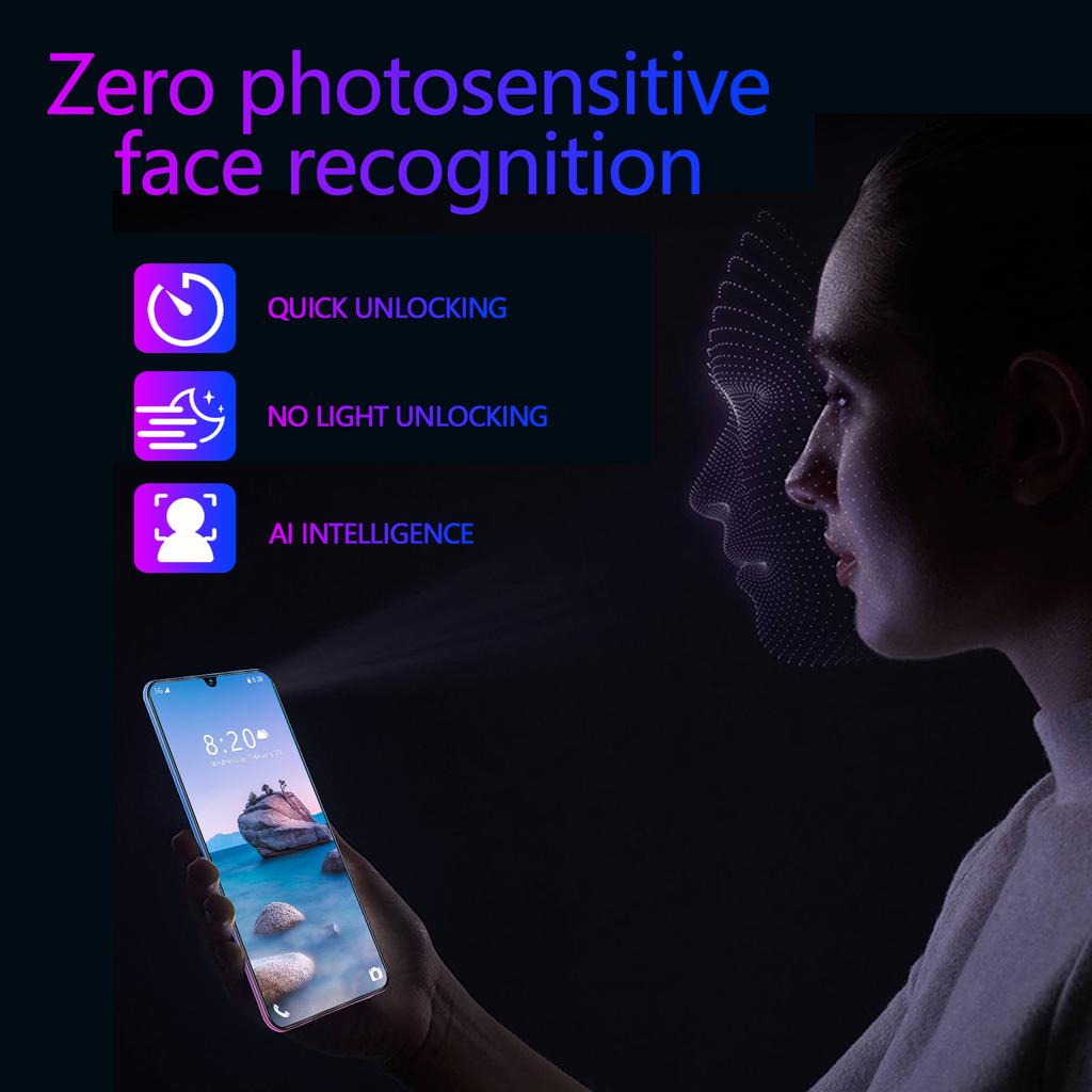 7,5palcový HD+ME10 MTK6799 Mobilní telefony 8GB RAM 512GB ROM 8MP+16MP Smartphone