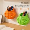 Cute Cartoon Magnetic Pen Holder - Desktop Decor & Office Ornament, Novelty Down Jacket Design