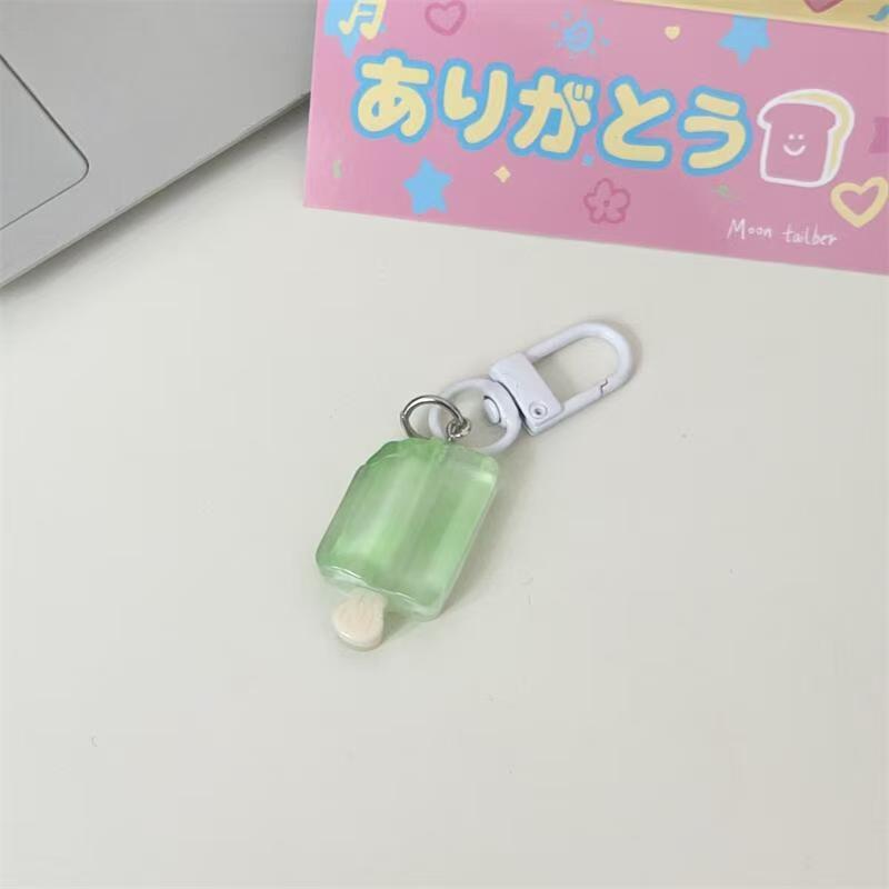 Cute Popsicle Keychain Cartoon Food Toy Pendant - Trendy Accessory for Students, Girls, Couples & Best Friends
