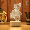 Home Decor with USB Cable Creative 3D Visual LED Night Light Table Lamp Kids Boys Gift Smart Gadgets