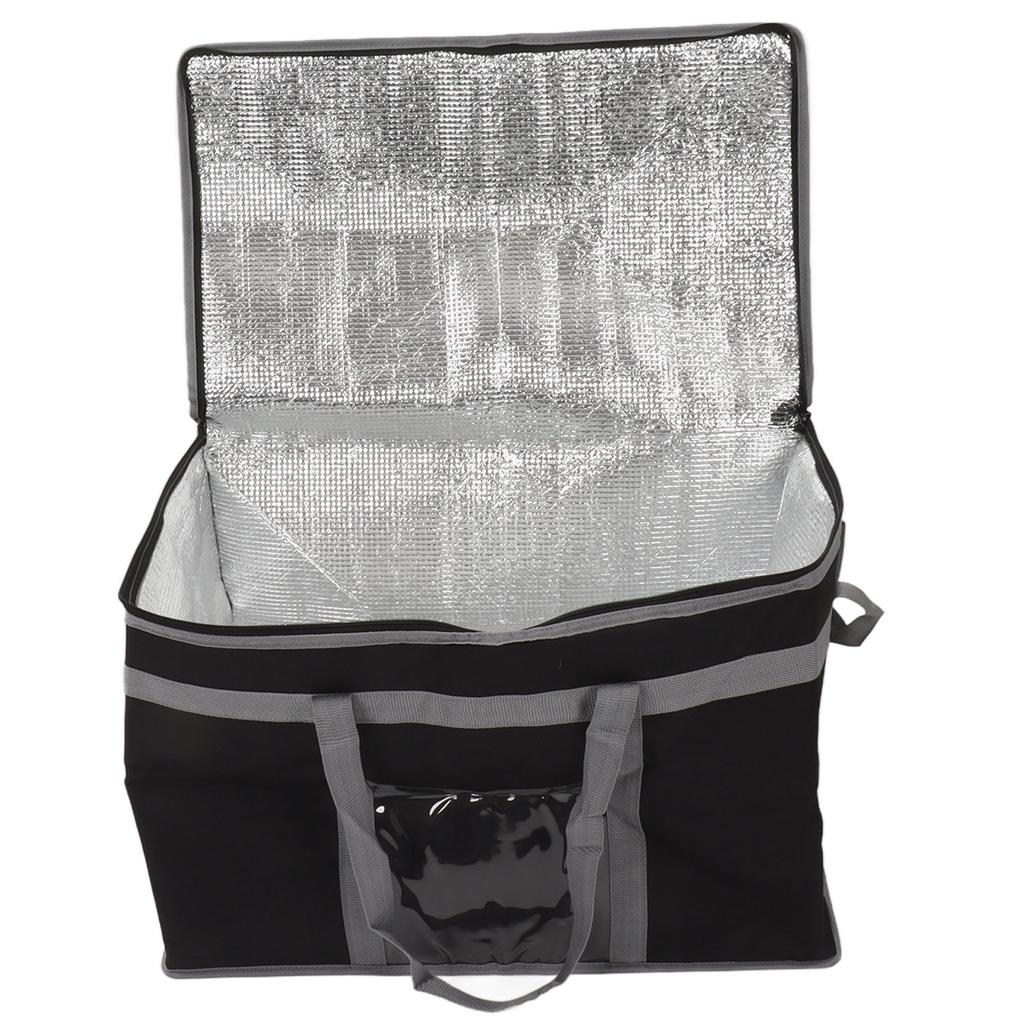 Izolovaná taška 38L Velká kapacita Opakovaně použitelná chladicí taška Taška na oběd se 2 uchy na jídlo