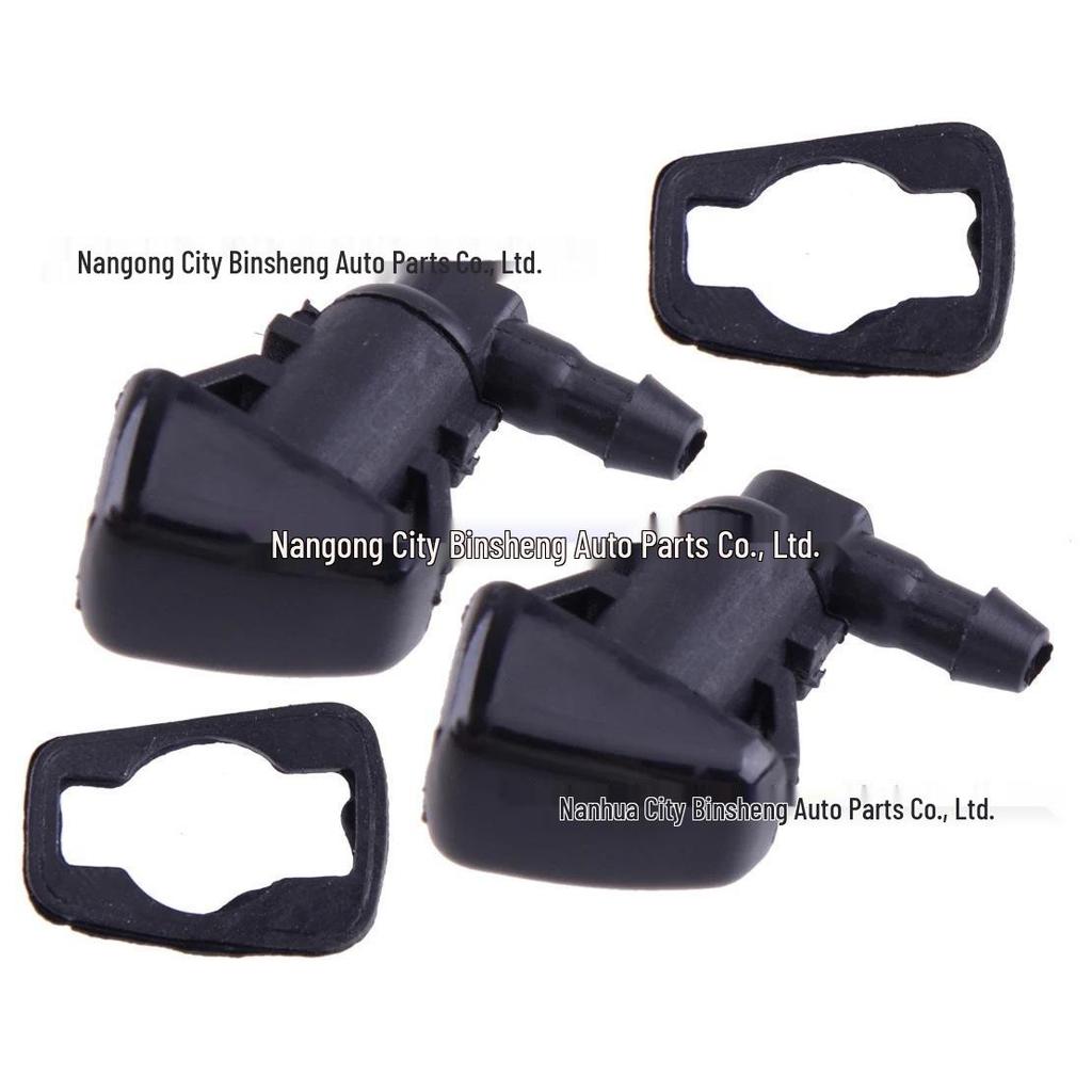 Compatible Windshield Washer Nozzles for 05-17 Jeep Grand Cherokee - Part Numbers: 55372143AB, 55079049AA.