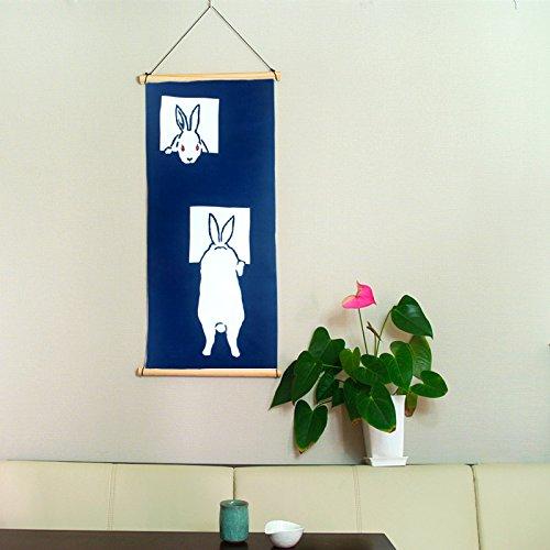 Todaya Shoten Pear-dyed Tenugui Hand Towel, Peephole, 410, Navy Blue and White, Approx. 37 x 90cm