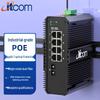 Itcom Industrial Gigabit POE Fiber Optic Switch