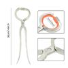 1PCS Plastic Bull Nose Ring Install Pliers and 10Pcs Plastic Cattle Bull Traction Ring Bovine Clamp Cattle Livestock Tools