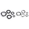 300pcs Stainless Steel Flat Spring Washer Assortment Kit M2-M6 Spring Washer Flat Washer Combination Box Round Washers