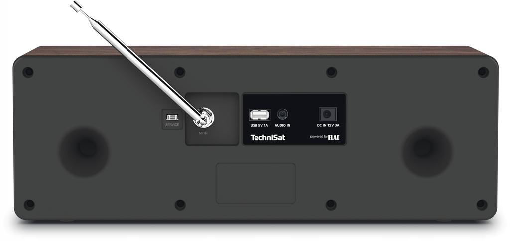 TechniSat DIGITRADIO 3 DAB+ FM CD Bluetooth Walnut Station Radio