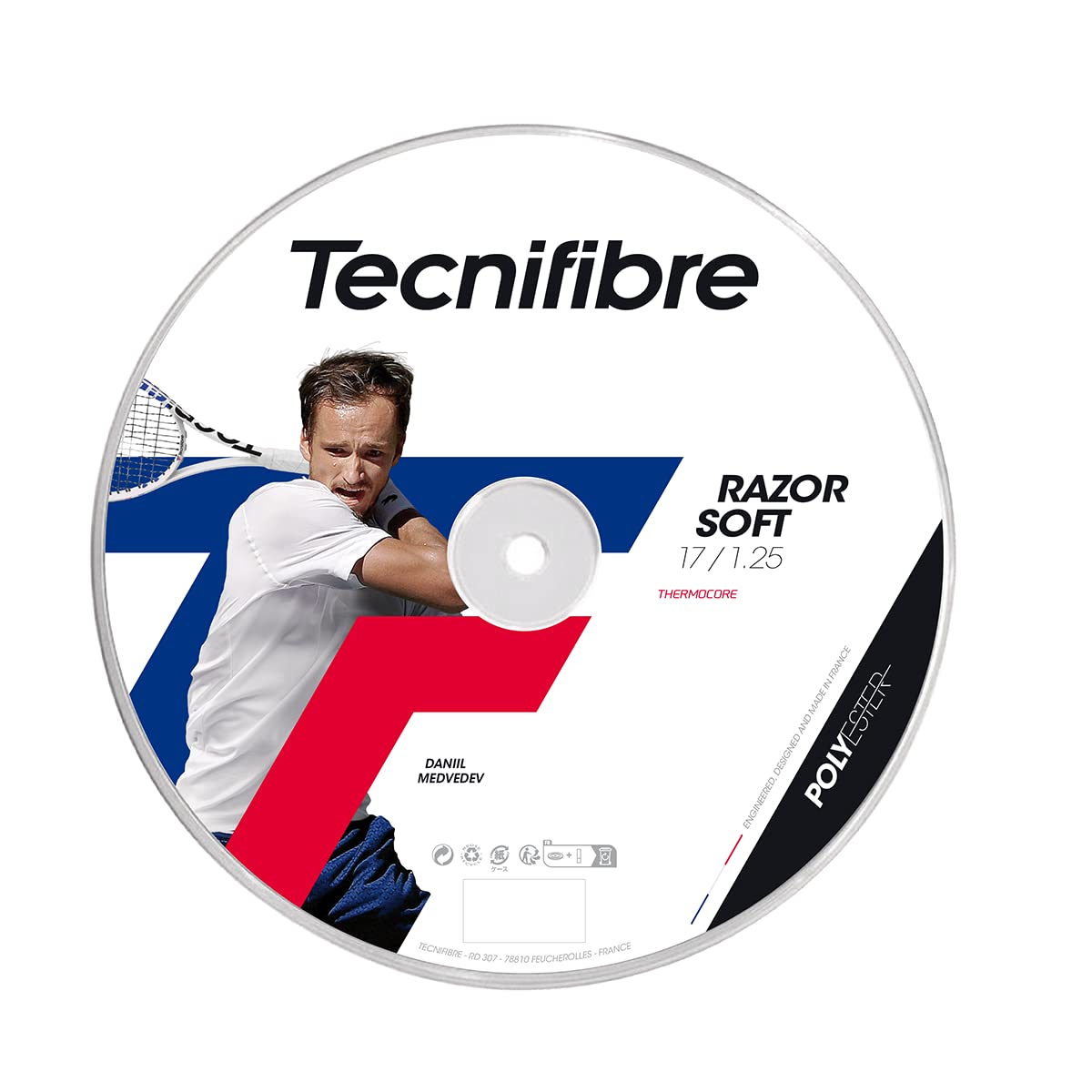

Tecnifibre Tennis Gut String RAZOR SOFT 125 200m roll 04RRAS125N