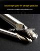 High-Speed Steel Ball Nose End Mill with 2 Flutes, R0.5 To R6 Keyway Cutter