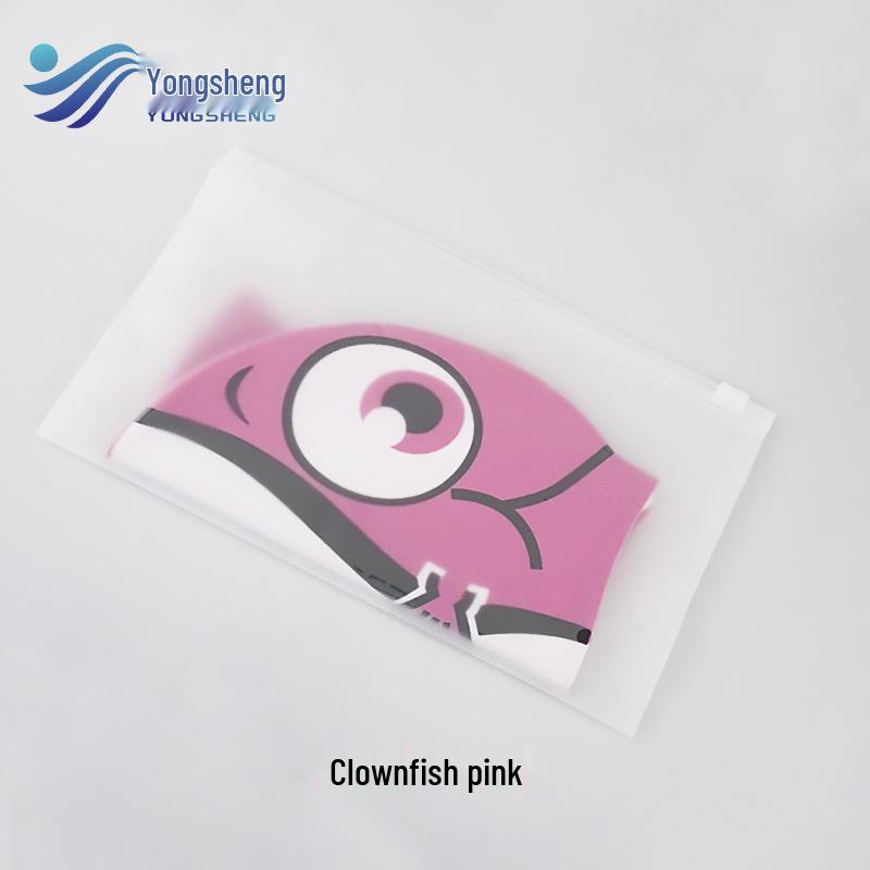 

Детская мультяшная силиконовая шапочка для плавания с рыбкой - Водонепроницаемая, Нескользящая, Высокоэластичная для детей и взрослых