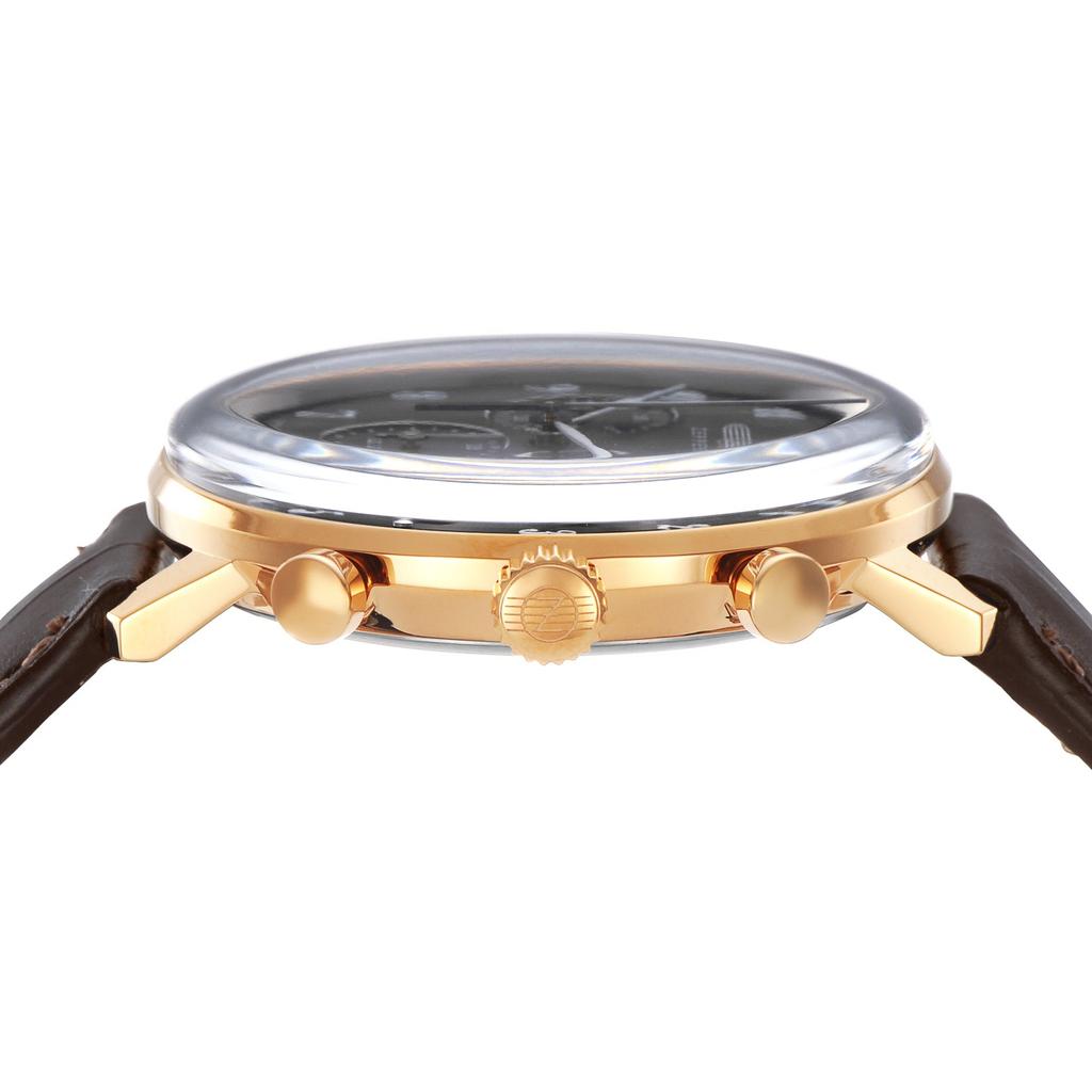 Uhr Hindenburg graues Zifferblatt Edelstahl Quarz Deutschland Uhr 70842 Braun [Zeppelin] 39,5 MM Herren [Artikel]