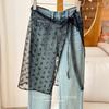 Niche Design Layered Lace Blogger Skirt with Apron.