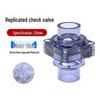 PVC Transparenter Rückschlagklappe mit Klappe, Rückflussverhinderer Sanitärfitting für 32/40mm Abflussrohre