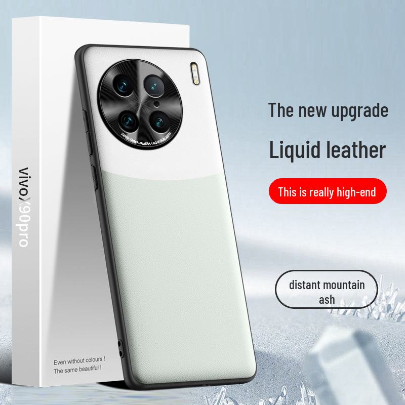 

Защитный чехол из жидкой кожи для защиты от падения для чехла для телефона vivo X90 Pro — цельный vivoX90pro