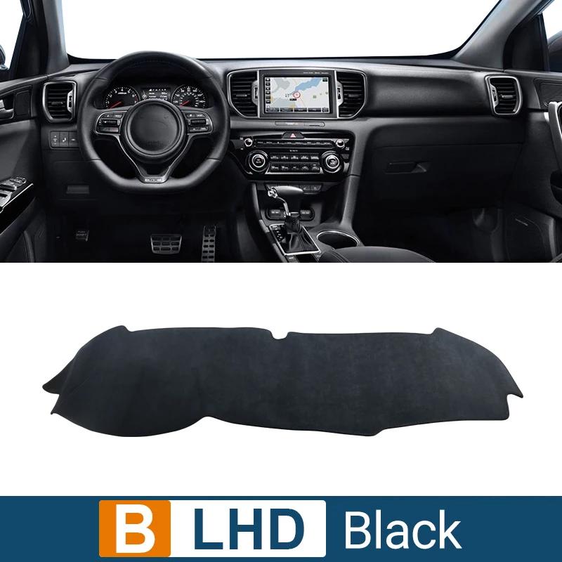 Car Dashboard Cover For Kia Sportage 4 QL 2016 2017 2018 trument Desk Sun Shade Mat Dash Non-slip Accessories