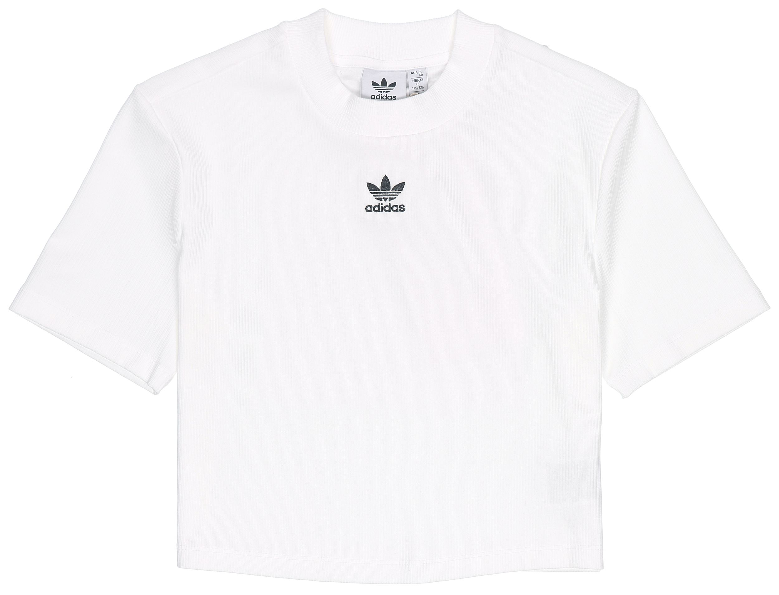 Adidas Originals ADICOLOR ESSENTIALS RIB T Shirt Women s White HF3394 32