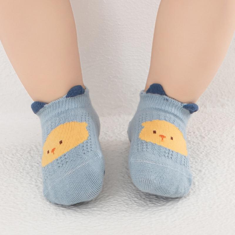 Baby Boys Girls Soft Socks Anti Slip Floor Socks Cartoon Infant Kids Ankle Socks Thicken Warm Indoor Cute Socks 0-5years