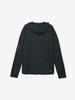 [Icebreaker] Long-sleeved T-shirt M 150 MerinoFine Ace LS Hoodie Black S