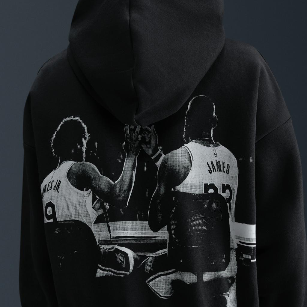 Nike Hoodie FW25 LeBron James Fleece Knit Pullover Long Sleeve Kids Kids Hoodies IM7401045