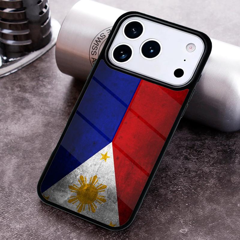 Philippines Flag Phone Case for iPhone 17 16 15 Pro Max Air 14 13 12 11 Plus Shockproof Capa Cover