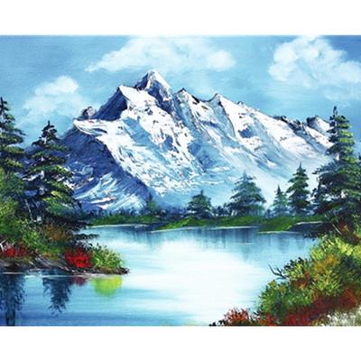 Pittura diamante 5D fai da te completa Paesaggio Montagna Diamante Ricamo Punto Croce Decorazione per la casa Fatto a mano