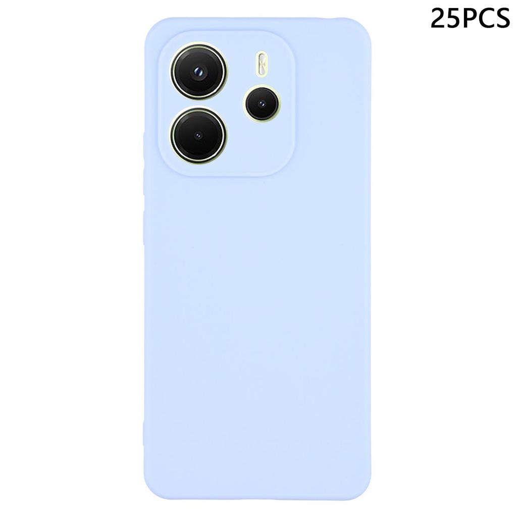 Zakup Hurtowy 25 sztuk Dla Xiaomi Redmi Note 14 4G (163.25mm) Etui 1,2 mm TPU Matowe Etui na Telefon