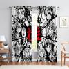 3D Cartoon Anime Character Curtains Children's Favorite Bedroom Decor Anime Curtains 2 Panels Boy Girl Room Den Window Decor