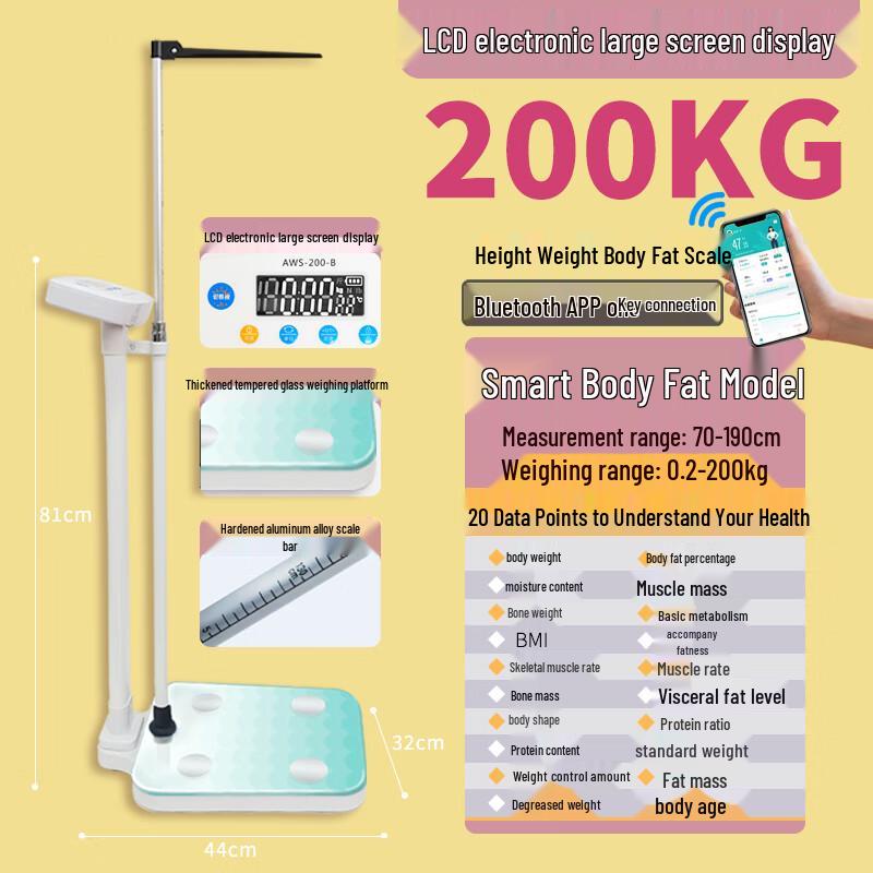 HengHao Smart Height & Weight Body Fat Scale (CN version)