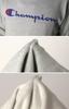 Hoodie Sweatshirt Long Sleeve Brushed Lining Classic Script Logo Print Hooded Sweatshirt Dark Green S [Champion] C3-Q107 Men's