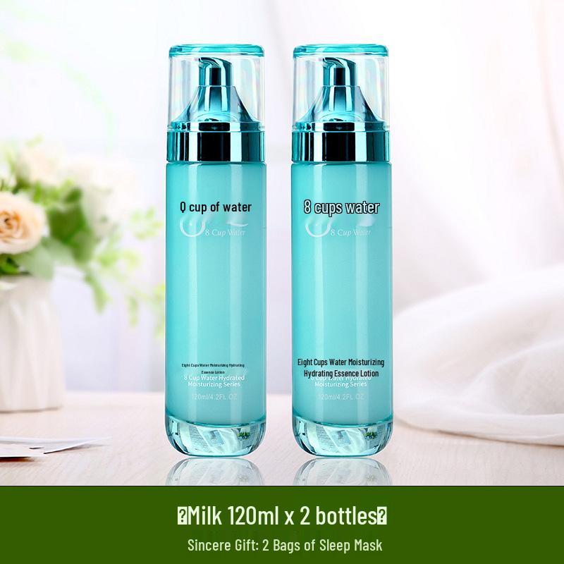 Eight Cups of Water Skincare: Hydrating Toner & Emulsion Set for Moisturizing, Refreshing, Radiant Skin