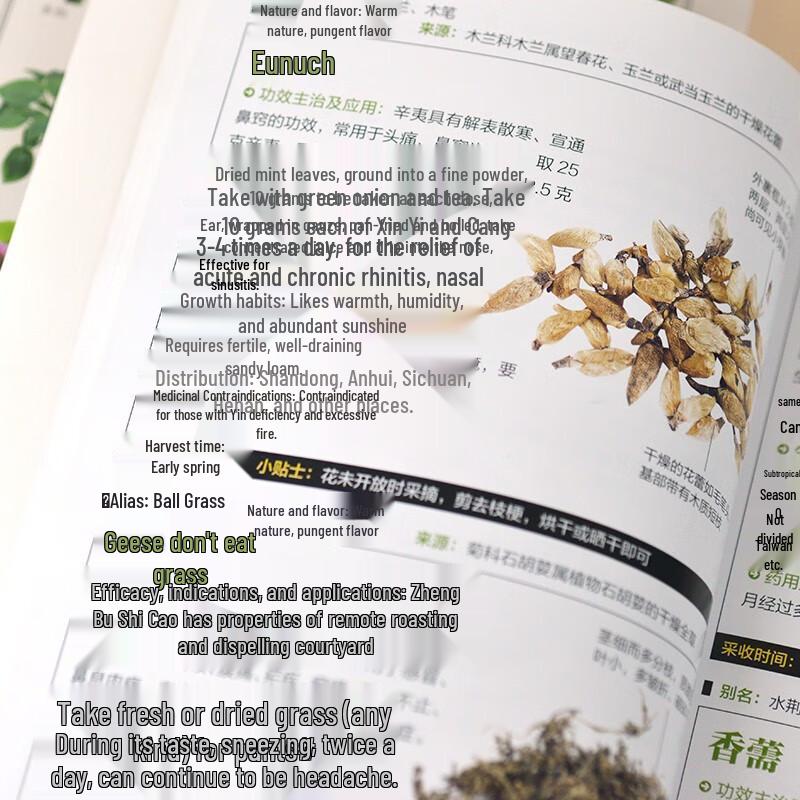 Medicinal and TCM Plant Illustrated Guides Set