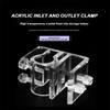 Large Pipe Water Tube Fixed Clip Acrylic Material Easy To Install Hose Bracket Inlet and Outlet Pipe Water Pipe Holder Fish Tank