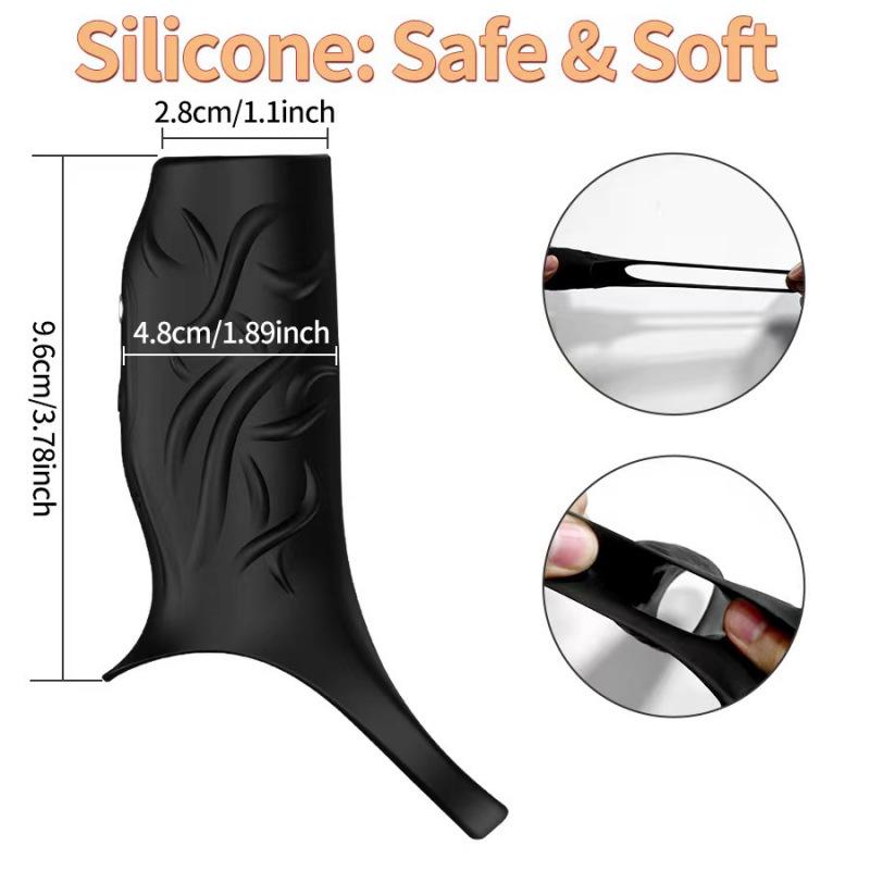 Wolf Warrior Men's Vibrating Penis Ring and Sleeve Vibrator - Adult Erotic Sex Toy