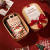 Christmas Gift Boxes Candy Biscuit Chocolate Baking Tote Gift Boxes Souvenir Empty Boxes Festival Holiday Gift Box