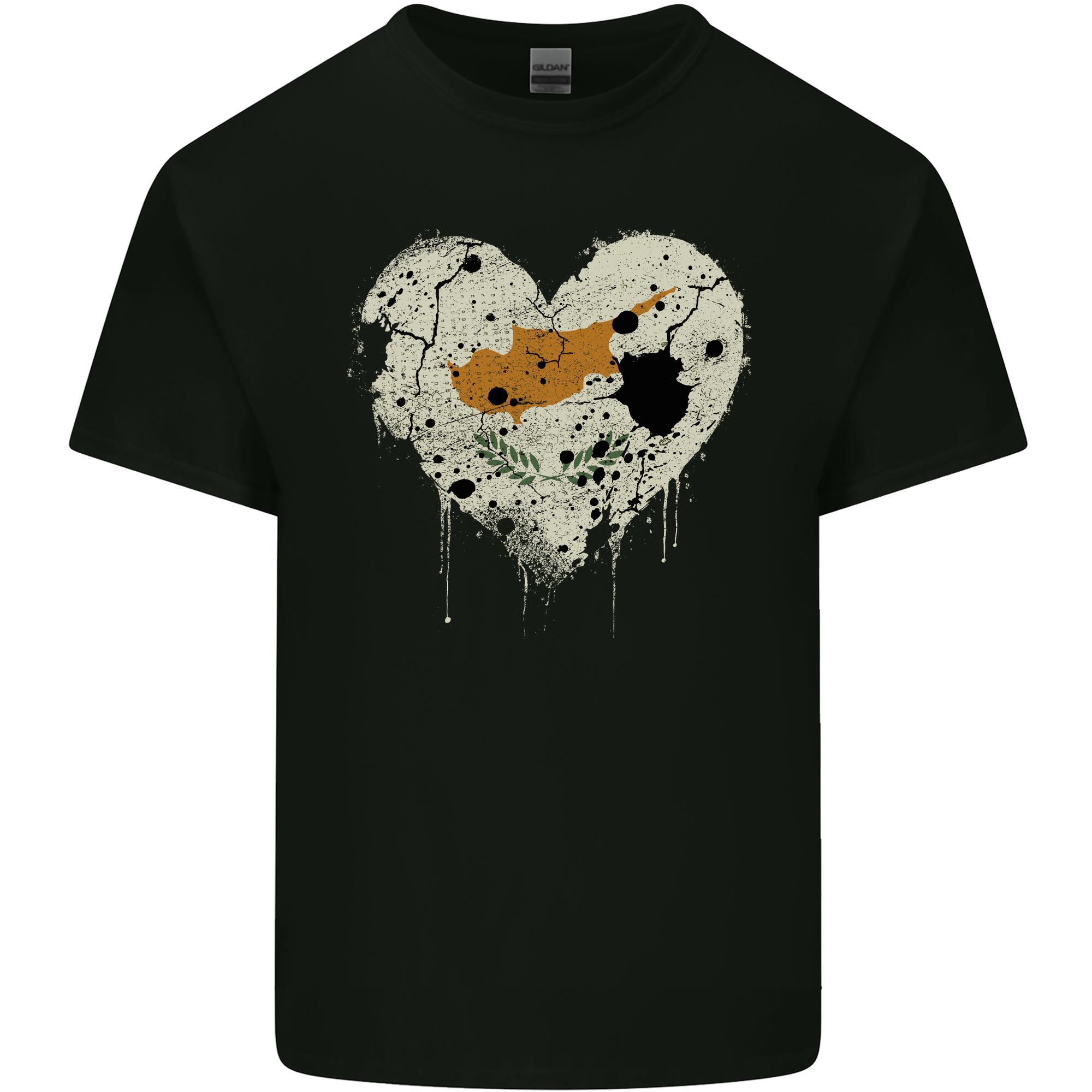 Love Cyprus Flag Cypriot Day Football Unisexs Light Cotton Tshirt S