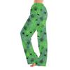 Pantaloni Pigiama da Donna con Stampa di Halloween, Vita Elastica e Coulisse, per Uso Casual e da Notte