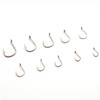 300PCS Barbed Fishing Hooks Carbon Steel Super Sharp Silver Size 3 to 12 for Saltwater Offshore Fishing