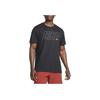 Nike Alphabet Print Logo Crew Neck T-Shirt Men Tops Black DM6255-010