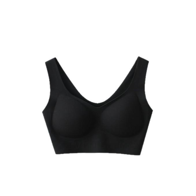 

Autumn and winter fixed cup abraded wide shoulder strap vest integrated gathering liquid foundation seamless text M（ 45-60kg ） чёрный